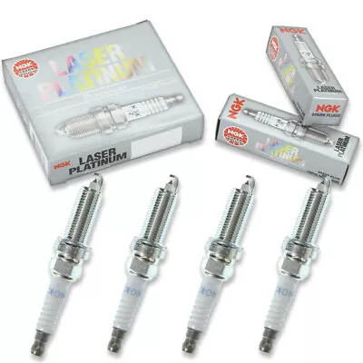 4 Pc NGK Laser Platinum Spark Plugs For 2012-2020 Nissan Versa 1.6L L4 Wg • $50.43