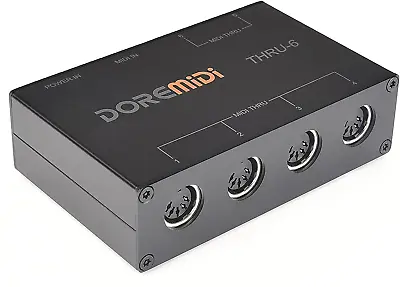 MIDI Thru 6 Box USB MIDI Interface 1-In 6-Out MIDI Thru Box MIDI Splitter • $86.52