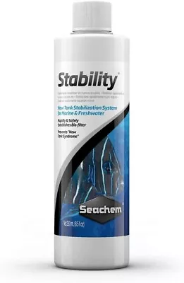 Stability Fish Tank Stabilizer For Freshwater And Marine Aquariums 250ml - NEW • $19.49