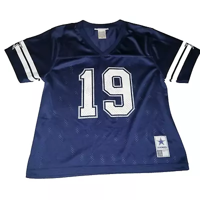 Dallas Cowboys Authentic Apparel NFL 19 Miles Austin Blue Glitter Jersey XL • $16.99