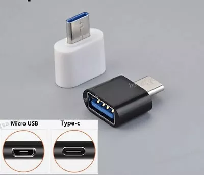 2 Universal USB Type-C Adapter Mini OTG Micro USB To USB Converter Connector USA • $1.40