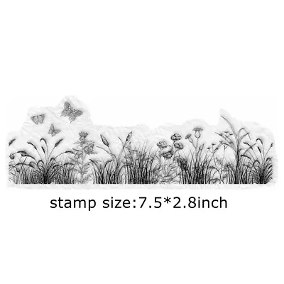 £3.23 • Buy Natural Scene Cabins Clear Rubber Stamps For Scrapbooking Stamping Craft Cards