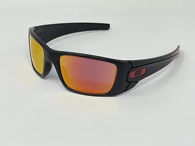 Oakley Sunglasses Scuderi Ferrari Fuel Cell Matte Black W/Ruby Irdium OO9096-A8 • $161.10