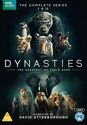 Bbc Earth: Dynasties - Complete Series 1 & 2 (david Attenborough) (dvd) • £8.75