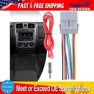 Fits GMC Pontiac Buick Chevy Stereo Radio Install Wire Harness + Antenna Adapter • $4.51