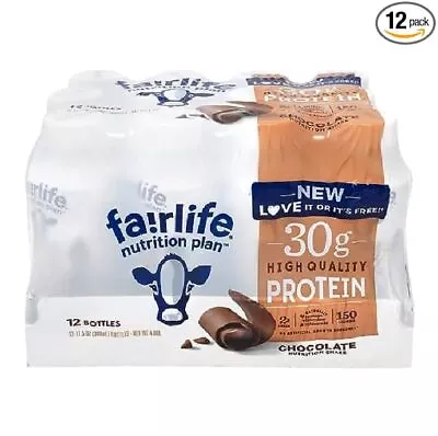 Fairlife Nutrition Plan High Protein Chocolate 30g Shake Gelatin Free • $34.90