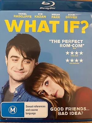 WHAT IF? (2013) - BLURAY Daniel Radcliffe Zoe Kazan Exc Cond! 10 B44 • £1.23