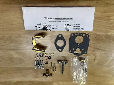 Allis Chalmers G Marvel Schebler TSV13 Carburetor Rebuild Kit With Float • $84.95