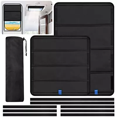 RV Window Door Shade Cover Foldable Thickened Camper Privacy Curtain25 X 16 1... • $31.98