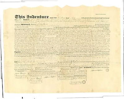 Deed Indenture Franklin Lancaster Counties PA Gsell Bechtel Families 1836 • $34.99