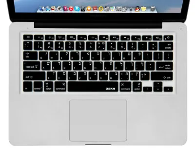 XSKN Hebrew Silicone Keyboard Cover Skin For MacBook Pro Air 13  15  Before 2016 • $11.99
