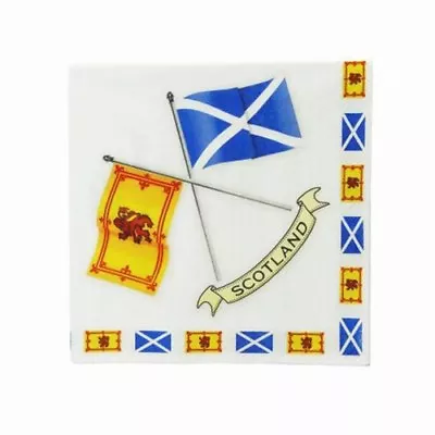 £4.75 • Buy New Party Burns Night Paper Scottish Flags Napkins Serviettes (Pack Of 20)