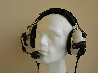 Ex RAF Racal Aircraft Head Set With Boom Microphone [PAL] • £34.99