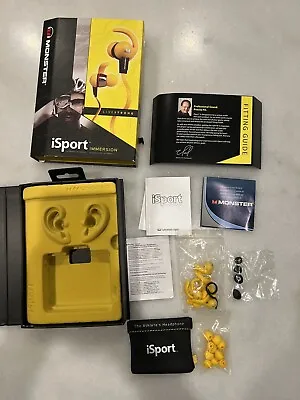 Monster Headphones Isport Livestrong Box With Accessories No Headphones • $10