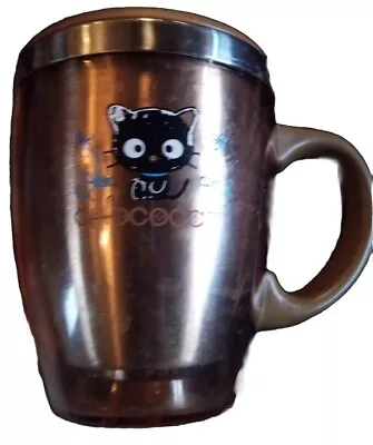 Sanrio 1996  Chococat Brown Insulated Mug Coffee Tea Vintage  • $10.01