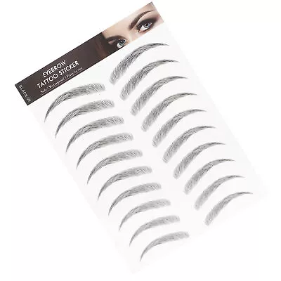 (BLACK-09)Long Lasting Eyebrow Transfers Sticker Household Portable Women BGA • $9.50