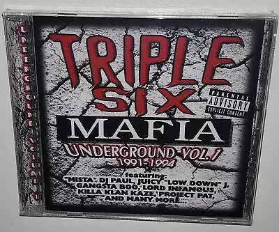 Three 6 Mafia Underground Volume 1 (repress) Brand New Sealed Cd • $29.99