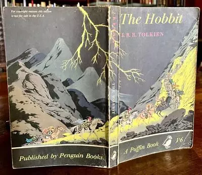 1961 The HOBBIT Or There & Back Again By J R R TOLKIEN Scarce Penguin Edition • £125