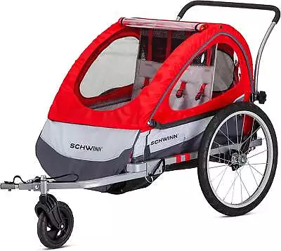 Schwinn Echo And Trailblazer Child Bike Trailer Single And Double Baby Carrier • $359.99
