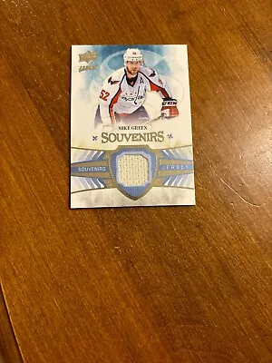 Mike Green 2014-15 Upper Deck MVP Souvenirs Game Jersey SJ-MG Capitals • $4.99