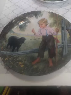 1988 Reco John McClellan's  Baa Baa Black Sheep  Collectors Plate Knowles 8.5  • $10