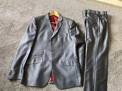£22.99 • Buy Merc London Mens Suit Waist 32 Leg 34 Jacket 40 Inc Suit Bag