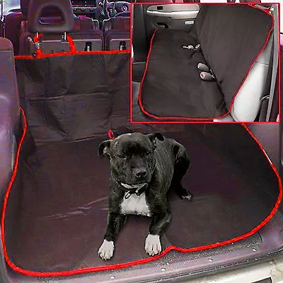 Waterproof Pet Car Seat Cover Dog Safety Protector Mat Rear Back Seat Hammock Rd • £6.95