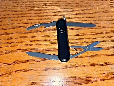 NEW In Box Victorinox Swiss Army 58mm Knife RAMBLER  In Black 0.6363.3 • $39