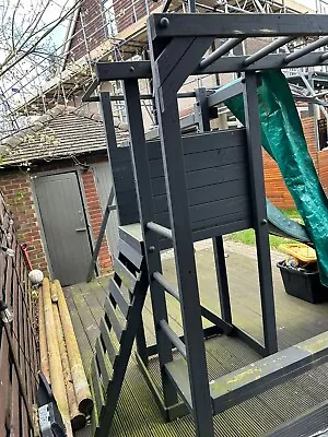 Wooden Swing And Slide Set Used • £200