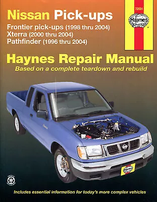 Nissan Navara Xterra & Pathfinder D22 1996-2004 Workshop Repair Manual 72031 • $59.50