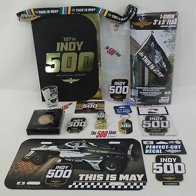 2023 Indy 500 Collector Program Decal Pin Flag Magnet Keychain Patch • $19.99