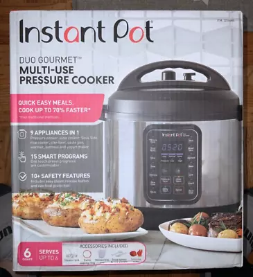 Instant Pot DUO SV 6-Quart 9-in-1 Multi-Use Pressure Cooker - New In Box • $69.99