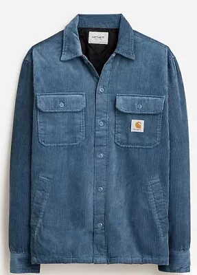 Carhartt Corduroy J Crew Collab New Sz L 178$ Sold Out Men’s Whitsome Shirt Jac • $79.99