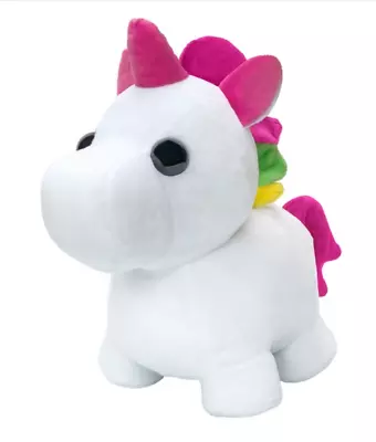 Adopt Me! Neon Light Up Unicorn 30cm Plush - NEW Without Tags • £4