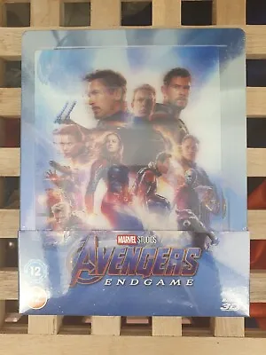Marvel Avengers: Endgame 2D/3D Blu-Ray Steelbook (New & Sealed) Lenticular • £24.99