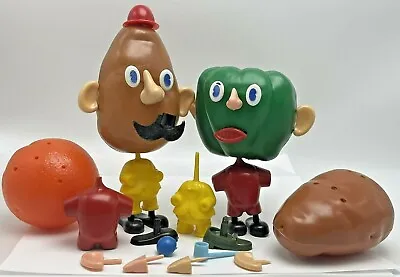 Vintage Mr Potato Head Toy Oscar Orange Pete Pepper Lot Hasbro • $49.95