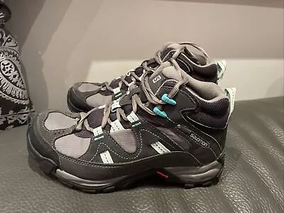 Salomon Goretex Hiking Walking Boots UK 4.5 EUR 37.5 • £25