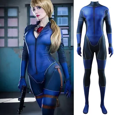 Cosplay Resident Evil Jill Valentine Jumpsuit Adult Kids Bodysuit Zentai Costume • £40.20