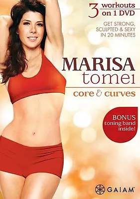 Marisa Tomei: Core  Curves (DVD 2010) W/ Bonus Toning Band Inside / New • $7.45