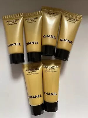 CHANEL SUBLIMAGE LA CRÈME TEXTURE SUPRÊME 4x5ml Plus TEXURE UNIVERSELLE 2x5ml • £49.99