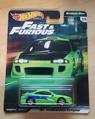 2019 Hot Wheels Premium Fast & Furious Original Fast '95 Mitsubishi Eclipse Fnf • $14.25