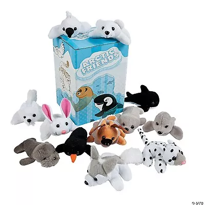 24 Pc Mini Arctic Friends Stuffed Animal Assortment • $29.95