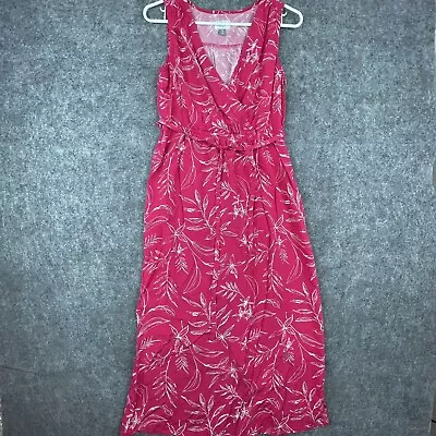 Old Navy Dress Womens Small Pink Maxi Belted Summery Lightweight Boho Festival • $19.99