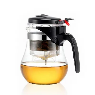 Heat Resistant Glass Teapot Chinese Kung Fu Tea Set Puer Glass Coffee Kettle New • $11.99