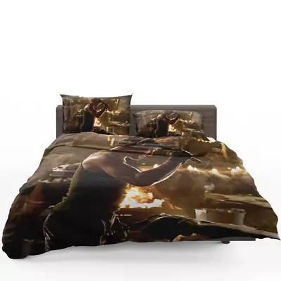 Iron Man Avenger Marvel Comics Robert Downey Jr Quilt Duvet Cover Set • £32.39