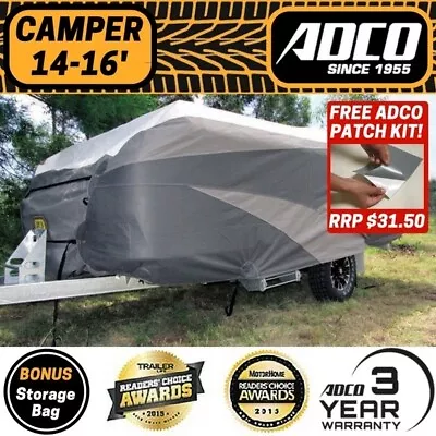 ADCO 14-16 Ft Camper Trailer Cover OLEFIN Extended Version Jayco Swan & Penguin • $339