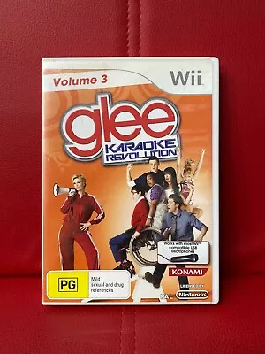 Karaoke Revolution Glee Volume 3 Nintendo Wii • $16.50