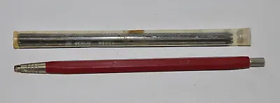 VTG Gramercy Lead Holder Drafting Pencil Germany Red Mechanical + 2B Venus Lead • $19.99