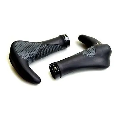 VELO MTB City Road Bike Handlebar Bar End Grips - Black/Grey - Ergon GP3 138mm • $24.90