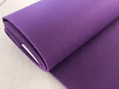 FELT Craft Felt Felt Fabric Solid 3-4 Mm Thick Crafts Purple Eur 8.98/m • £3.87
